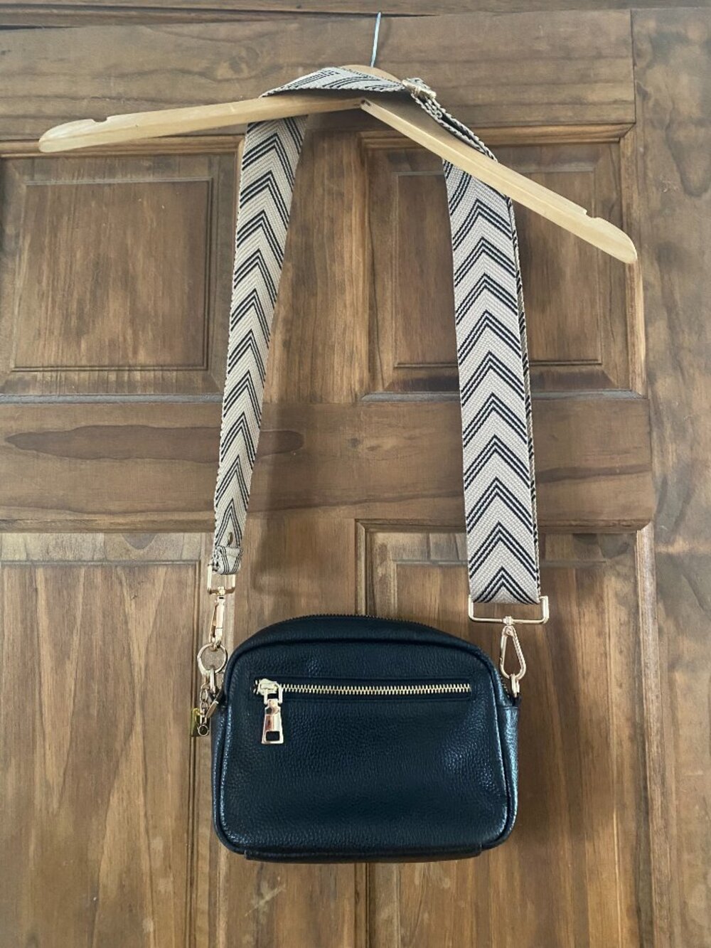 Pom Pom London leather crossbody bag - Picture 3 of 5